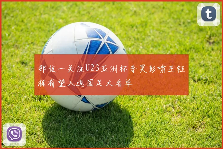 邵佳一关注U23亚洲杯李昊彭啸王钰栋有望入选国足大名单