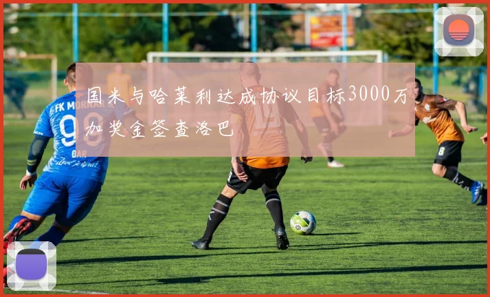 国米与哈莱利达成协议目标3000万加奖金签查洛巴